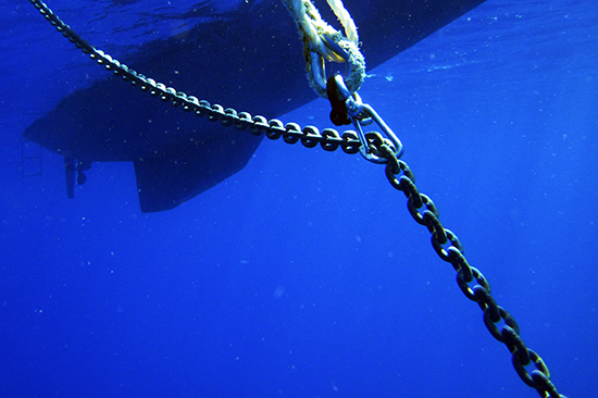 Anchoring a Sailboat